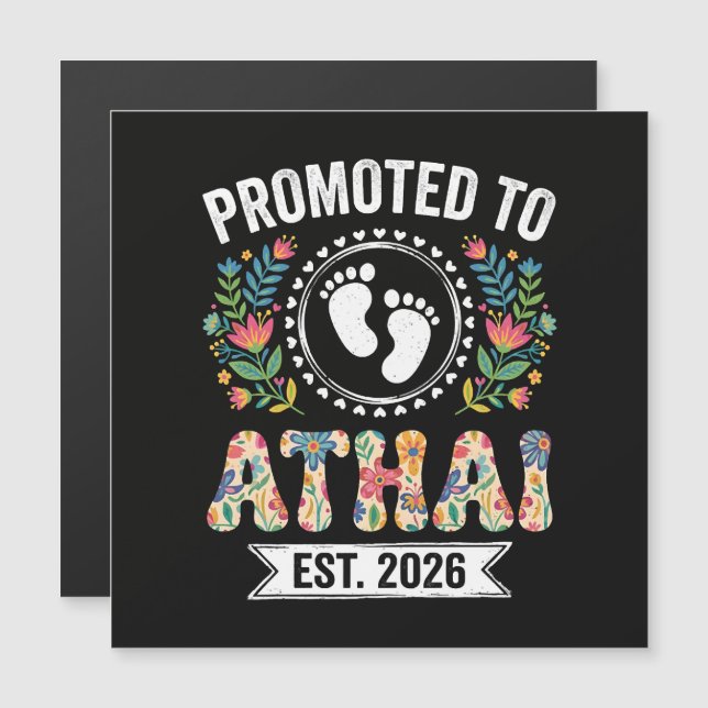 Promoted to Athai 2026 First Time Aunt (Front/Back)