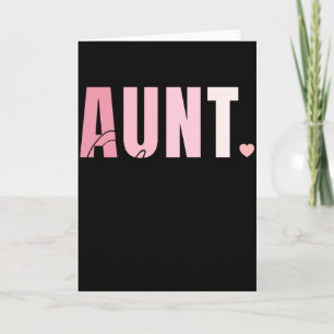 Promoted To Aunt Est 2025 Personalized Cute New T Card