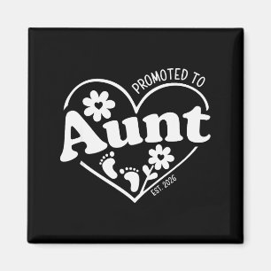 Promoted To Aunt Est. 2026 New Aunti Pregnancy Ann Magnet