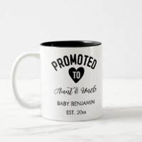 Promoted to Aunt & Uncle Personalised Baby Name