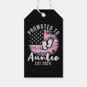 Promoted to Auntie 2024 Gift Tags