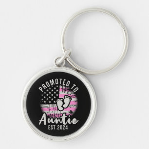 Promoted to Auntie 2024  Key Ring