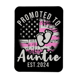 Promoted to Auntie 2024 Magnet