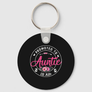 Promoted To Auntie 2025 Mothers Day First Time Mum Key Ring