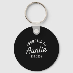 Promoted To Auntie 2026  Key Ring