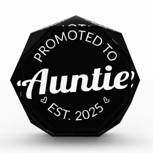 Promoted To Auntie Est. 2025 I Photo Block