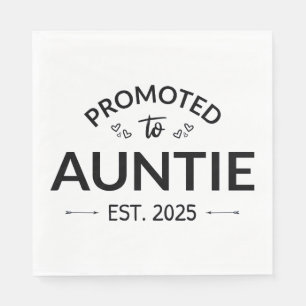 Promoted To Auntie Est. 2025 II Napkin