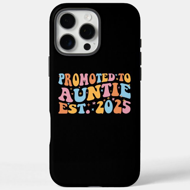 Promoted To Auntie Est. 2025 III Case-Mate iPhone Case (Back)