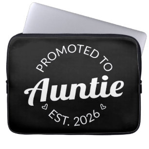 Promoted To Auntie Est. 2026 I Laptop Sleeve