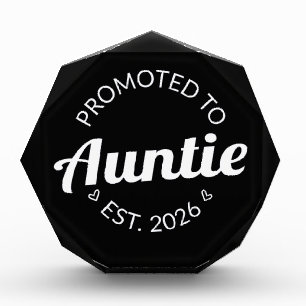 Promoted To Auntie Est. 2026 I Photo Block