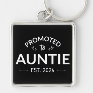 Promoted To Auntie Est. 2026 II Key Ring