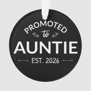 Promoted To Auntie Est. 2026 II Ornament