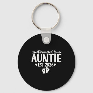 Promoted To Auntie Est 2026 Soon To Be New Aunt Ba Key Ring