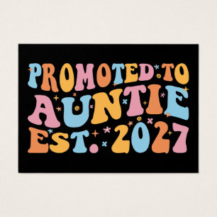 Promoted To Auntie Est 2027 New Aunt