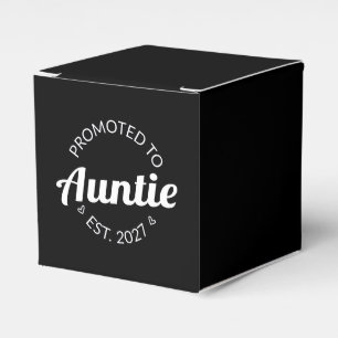 Promoted To Auntie Est 2027 New Aunt I Favour Box