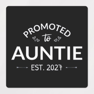 Promoted To Auntie Est 2027 New Aunt II