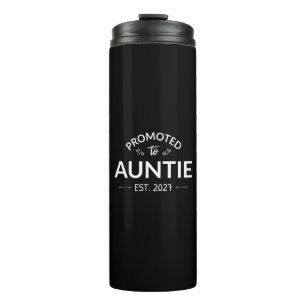 Promoted To Auntie Est 2027 New Aunt II Thermal Tumbler