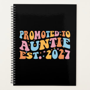Promoted To Auntie Est 2027 New Aunt Planner