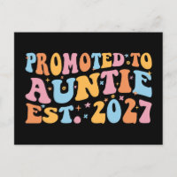 Promoted To Auntie Est 2027 New Aunt