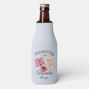 Promoted To Auntie Est 2027 New Aunt VI Bottle Cooler