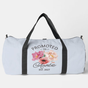 Promoted To Auntie Est 2027 New Aunt VI Duffle Bag