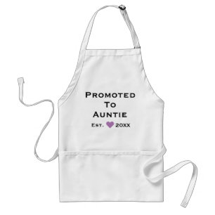Promoted To Auntie Standard Apron