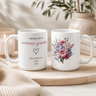 Promoted to Awesome Grandma Personalised Coffee Mug