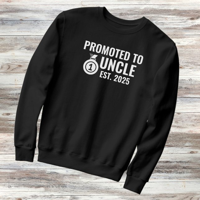 Promoted To Best Uncle Est 2025 Cool Uncles Club Sweatshirt (Creator Uploaded)