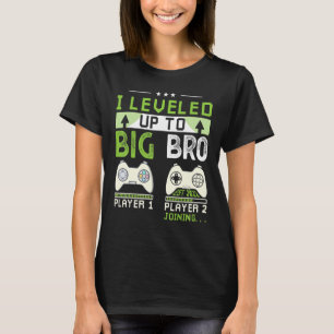 Promoted to Big Bro 2022 I Levelled up to Big Brot T-Shirt