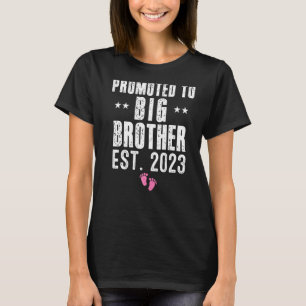 Promoted To Big Bro 2023 It's A Girl Big Bro 2023 T-Shirt