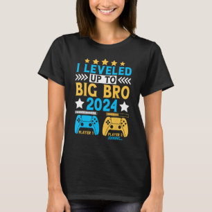 Promoted to Big Bro 2024 Levelled up to Big Brothe T-Shirt