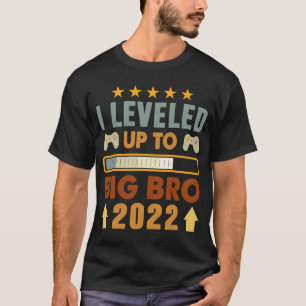 Promoted To Big Bro Vintage I Levelled Up To Big B T-Shirt