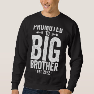 Promoted To Big Brother 2022 Kids Boys Sibling Out Sweatshirt