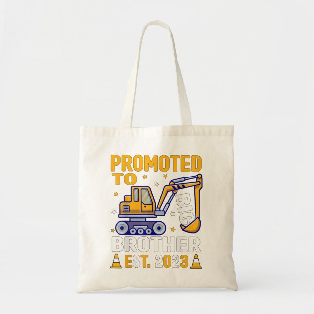 Promoted To Big Brother 2023 Announcement Construc Tote Bag (Front)