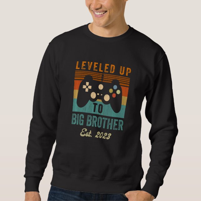 promoted to Big Brother 2023  Levelled up to Big B Sweatshirt (Front)