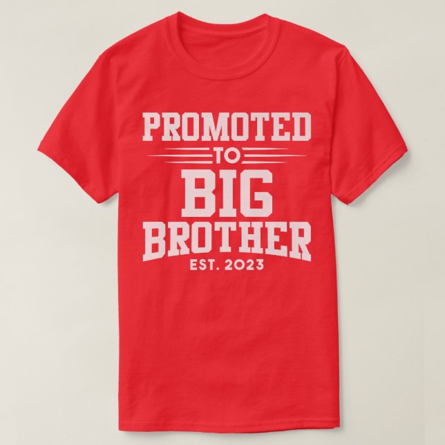 Promoted To Big Brother 2023 Pregnancy Announcemen T-Shirt (Design Front)