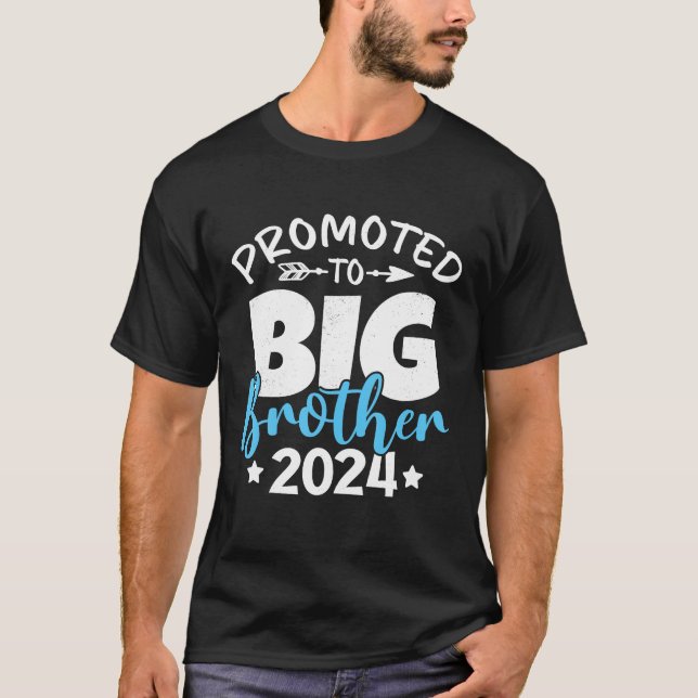 Promoted To Big Brother 2024 Boys Pregnancy T-Shirt (Front)