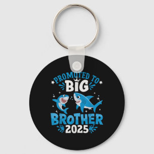 Promoted To Big Brother 2025 Shark Ocean Sibling B Key Ring