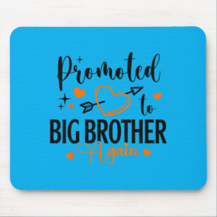 Promoted To Big Brother Again Arrow Hearts Mouse Pad