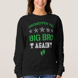 Promoted To Big Brother Again Baby Announcement Sweatshirt