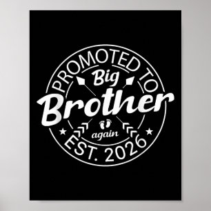 Promoted To Big Brother Again Est 2026 New Baby An Poster
