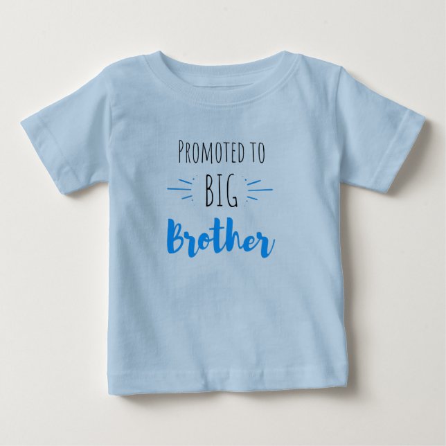 Promoted to big brother baby T-Shirt (Front)