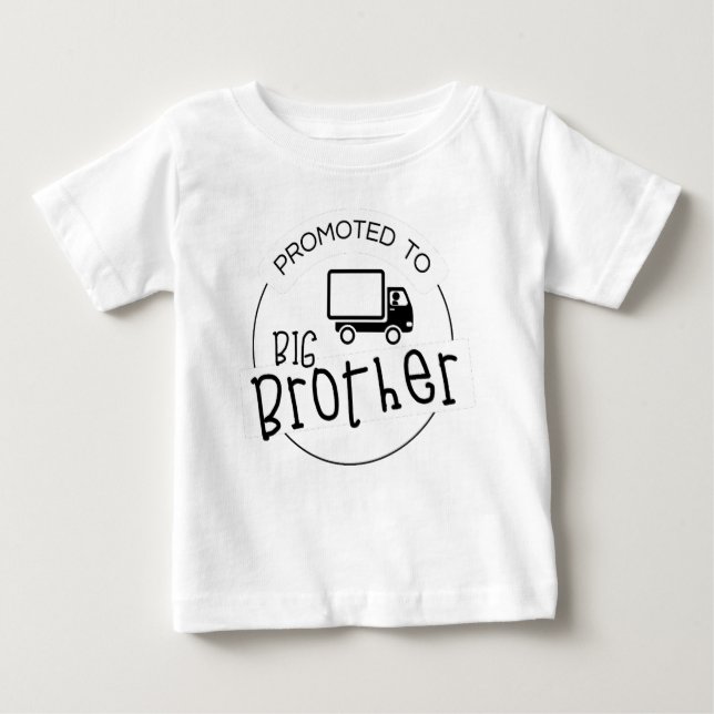 Promoted to big brother  baby T-Shirt (Front)