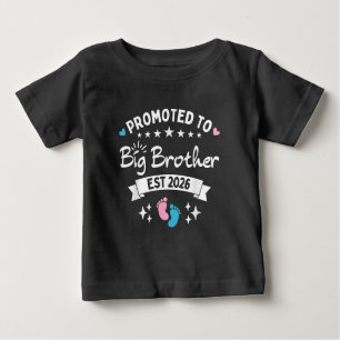 Promoted To Big Brother Est 2026 Big Brother 2026 Baby T-Shirt