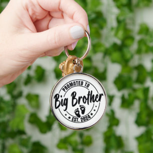 Promoted to Big Brother, Pregnancy Announcement  Key Ring