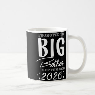 Promoted to big brother september 2026 new big bro coffee mug