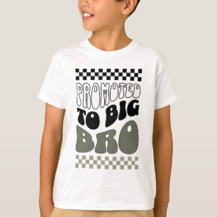 Promoted to Big Brother Shirt Toddler Baby Boys T-