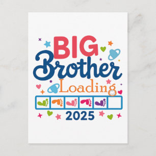 Promoted to Big Brother Toddler - Boys Dinosaur Postcard