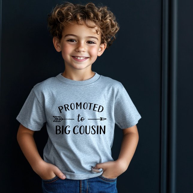 Promoted to Big Cousin Matching Family Baby T-Shirt (Creator Uploaded)