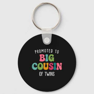 Promoted to big cousin of twins key ring